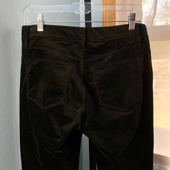Ann Taylor Black Velvet Pants Size 8 - Picture 7 of 7